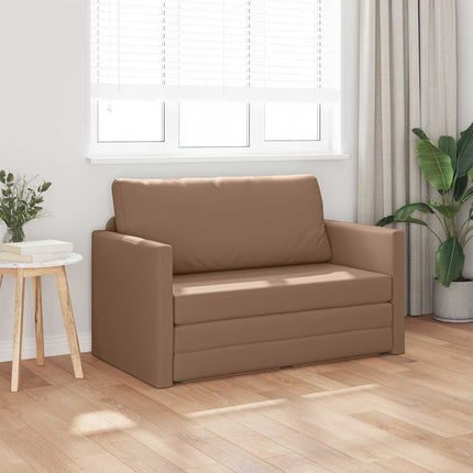 Sovesofa Cappuccino 124 x 71 x 78 cm Kunstlæder