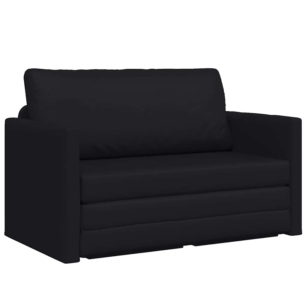 Sovesofa Sort 124 x 71 x 78 cm Fløjl