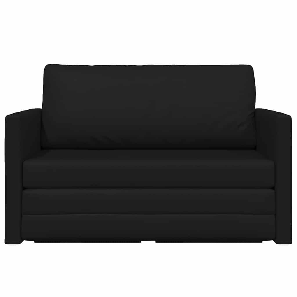 Sovesofa Sort 124 x 71 x 78 cm Fløjl