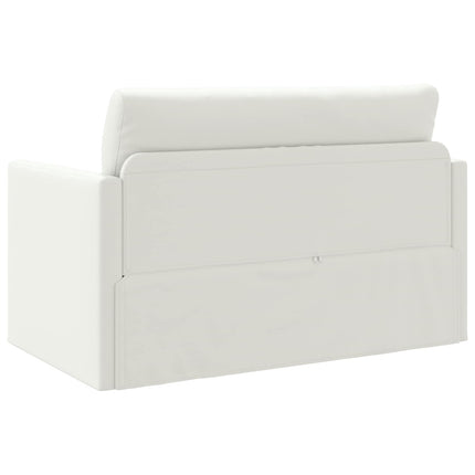 Sovesofa Hvid 124 x 71 x 78 cm Kunstlæder
