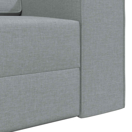 Sovesofa Lysegrå 245 x 78 x 77 cm Stof