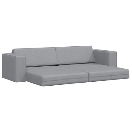 Sovesofa Lysegrå 245 x 78 x 77 cm Stof