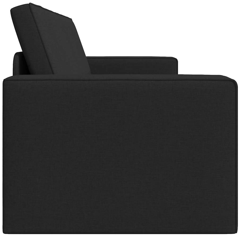 Sovesofa Sort 245 x 78 x 77 cm Fløjl