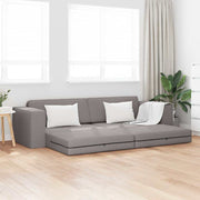 Sovesofa Gråbrun 245 x 78 x 77 cm Fløjl