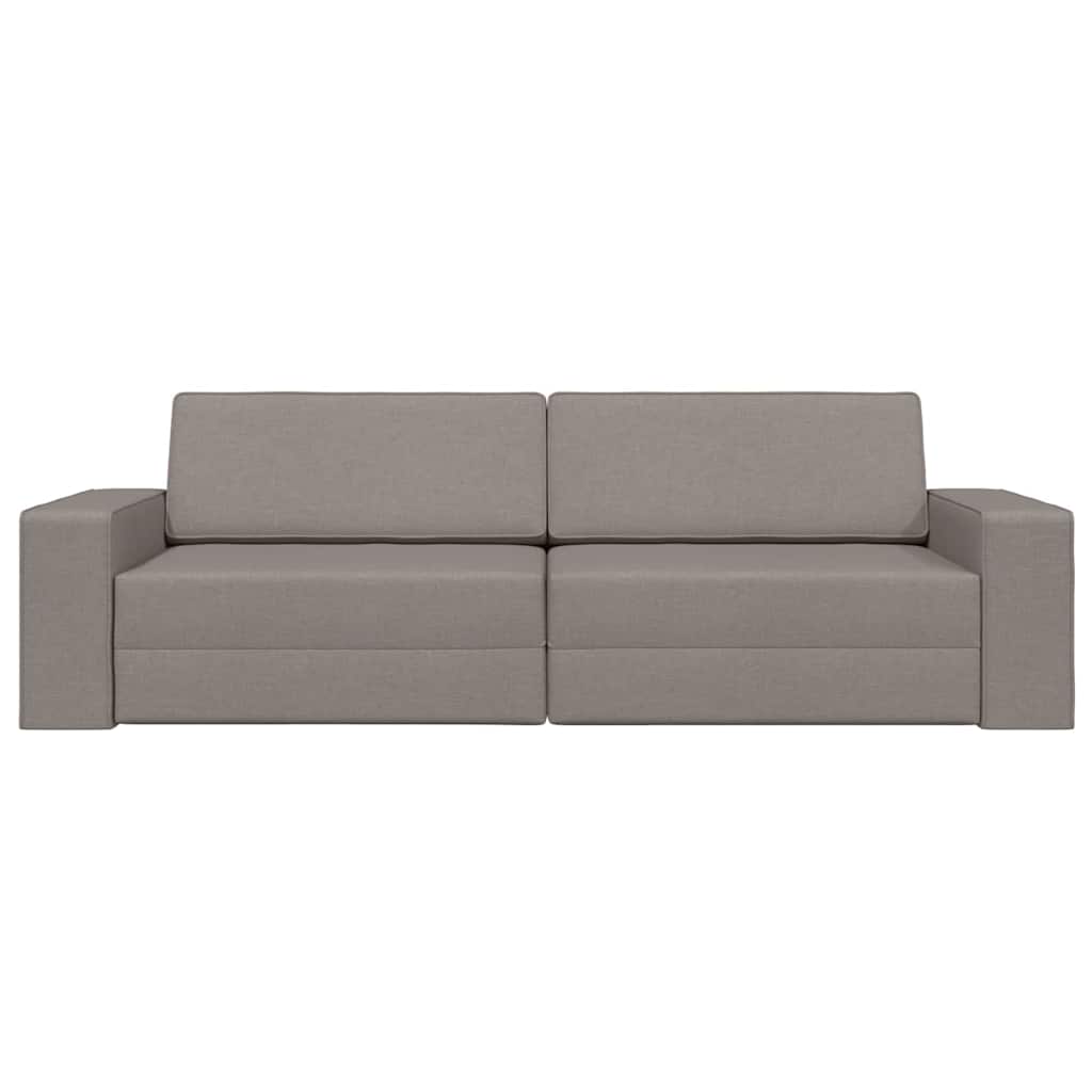 Sovesofa Gråbrun 245 x 78 x 77 cm Fløjl