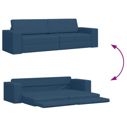 Sovesofa Mørkeblå 245 x 78 x 77 cm Stof