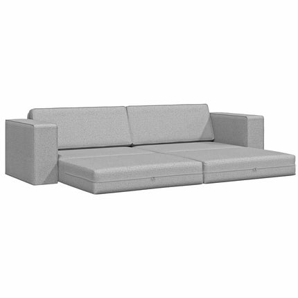 Sovesofa Skygrå 245 x 78 x 77 cm Stof