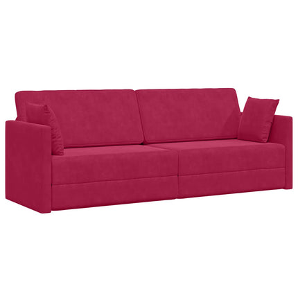 Gulvsovesofa Vinrød 213 x 70 x 77 cm Fløjl