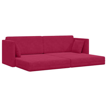Gulvsovesofa Vinrød 213 x 70 x 77 cm Fløjl