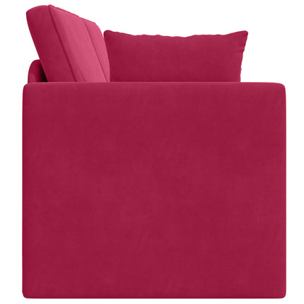 Gulvsovesofa Vinrød 213 x 70 x 77 cm Fløjl