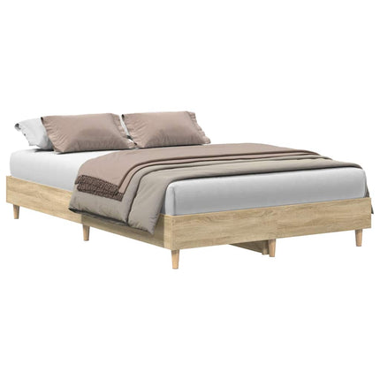 sengestel uden madras 120x200 cm konstrueret træ sonoma-eg