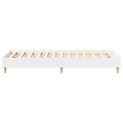 sengeramme uden madras 100x200 cm konstrueret træ hvid