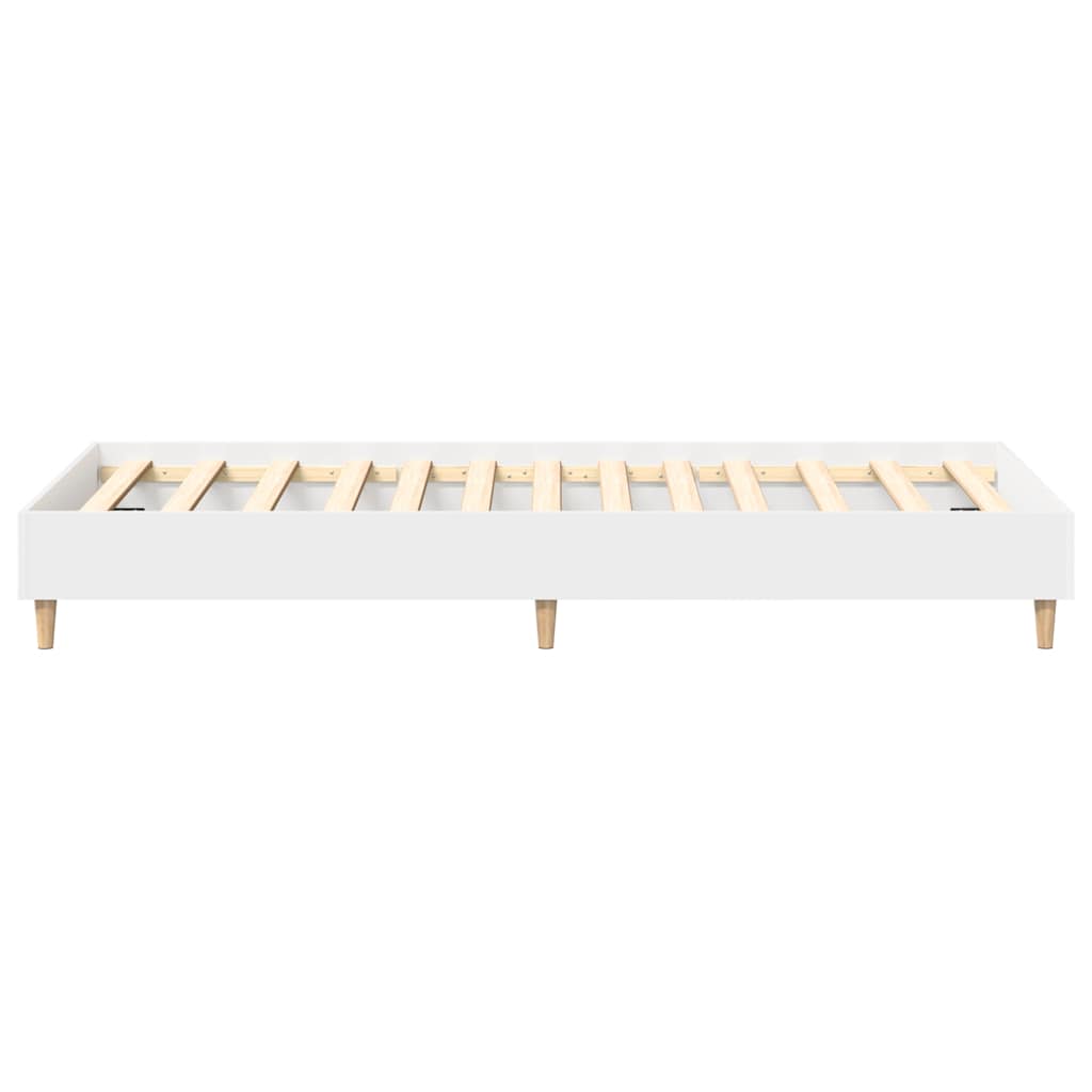 sengeramme uden madras 100x200 cm konstrueret træ hvid