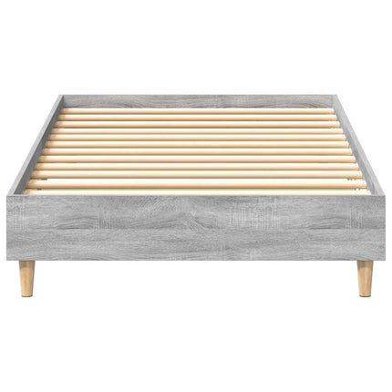 sengeramme uden madras 100x200 cm konstrueret træ grå sonoma-eg