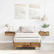 sengestel uden madras 90x200 cm konstrueret træ antikt træ