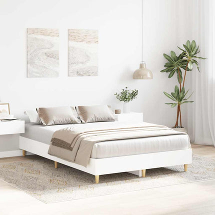 sengestel uden madras 140x190 cm konstrueret træ hvid