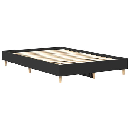 sengestel uden madras 140x190 cm konstrueret træ sort