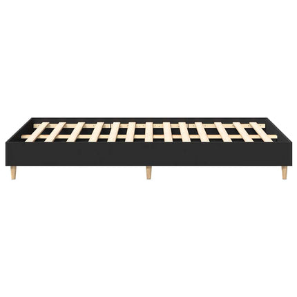 sengestel uden madras 135x190 cm konstrueret træ sort
