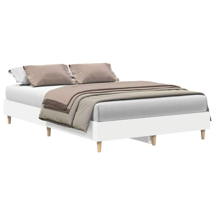 sengestel uden madras 120x190 cm konstrueret træ hvid