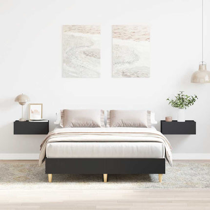 sengestel uden madras 120x190 cm konstrueret træ sort