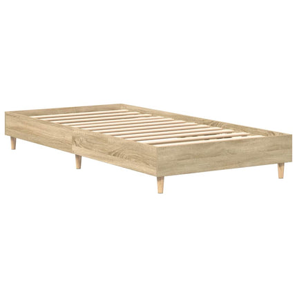 sengestel uden madras 90x190 cm konstrueret træ sonoma-eg