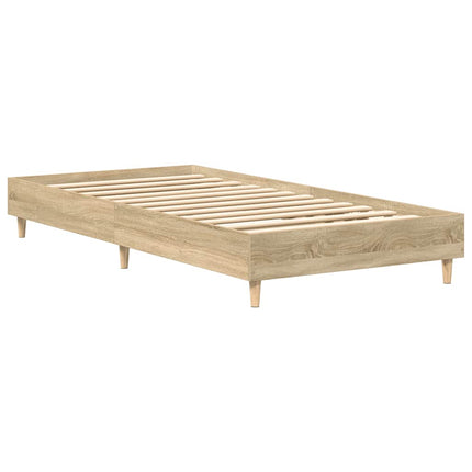 sengestel uden madras 90x190 cm konstrueret træ sonoma-eg