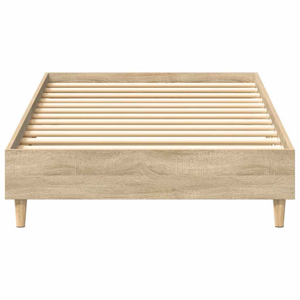 sengestel uden madras 75x190 cm konstrueret træ sonoma-eg