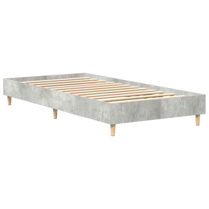 sengestel uden madras 75x190 cm konstrueret træ betongrå