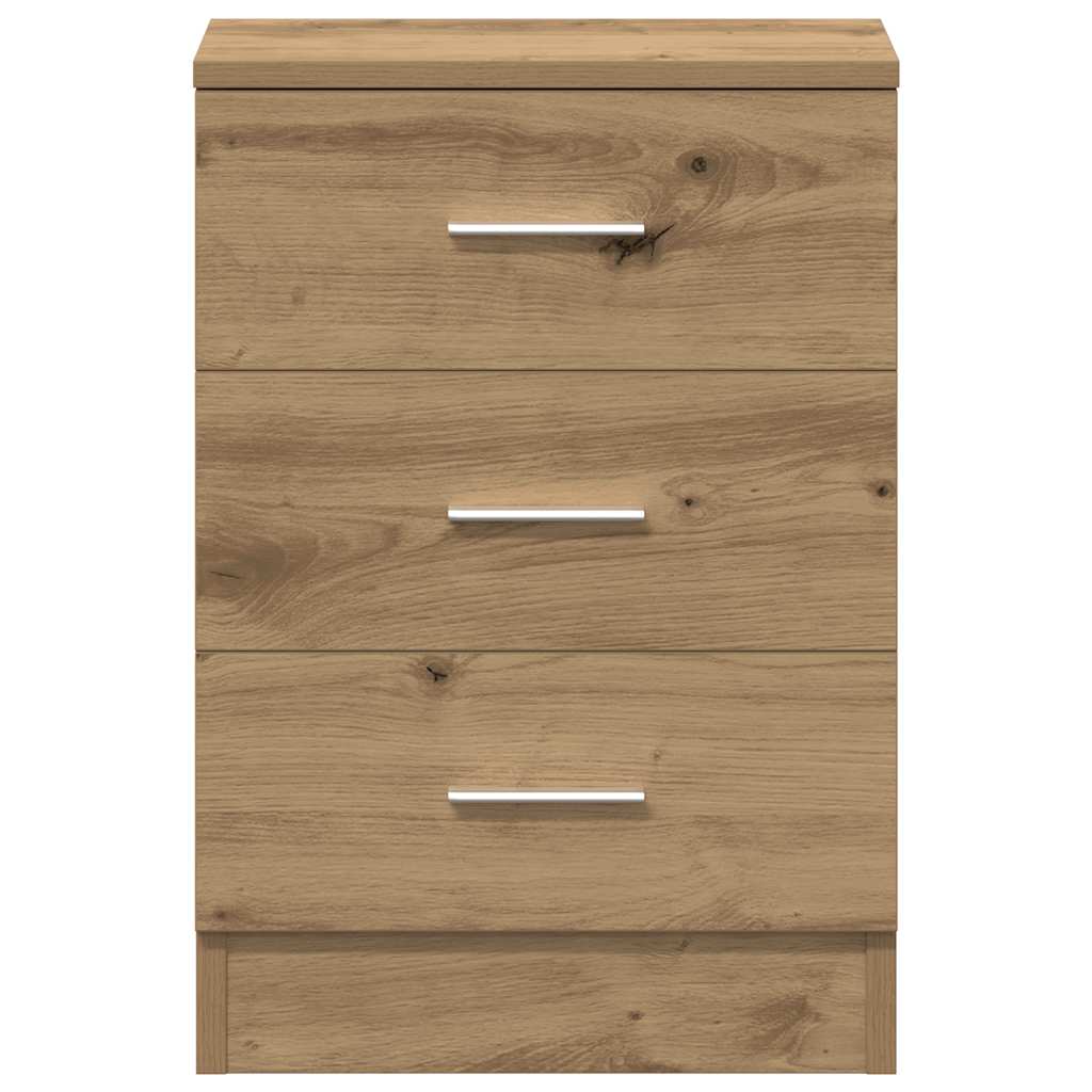 sengebord 38x35x55 cm konstrueret træ kunsteg