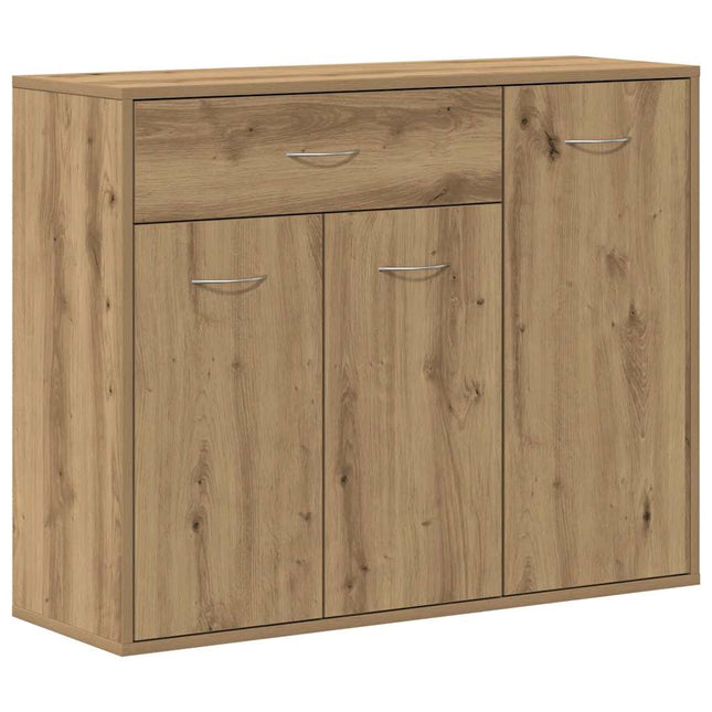 skænk 88x30x70 cm konstrueret træ kunsteg