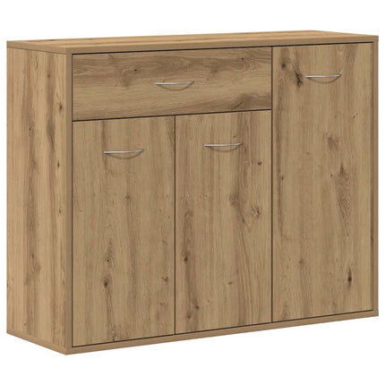 skænk 88x30x70 cm konstrueret træ kunsteg