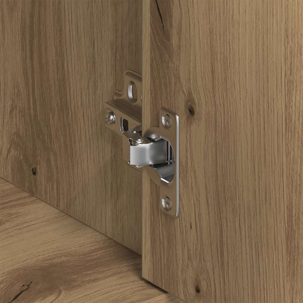 skænk 88x30x70 cm konstrueret træ kunsteg