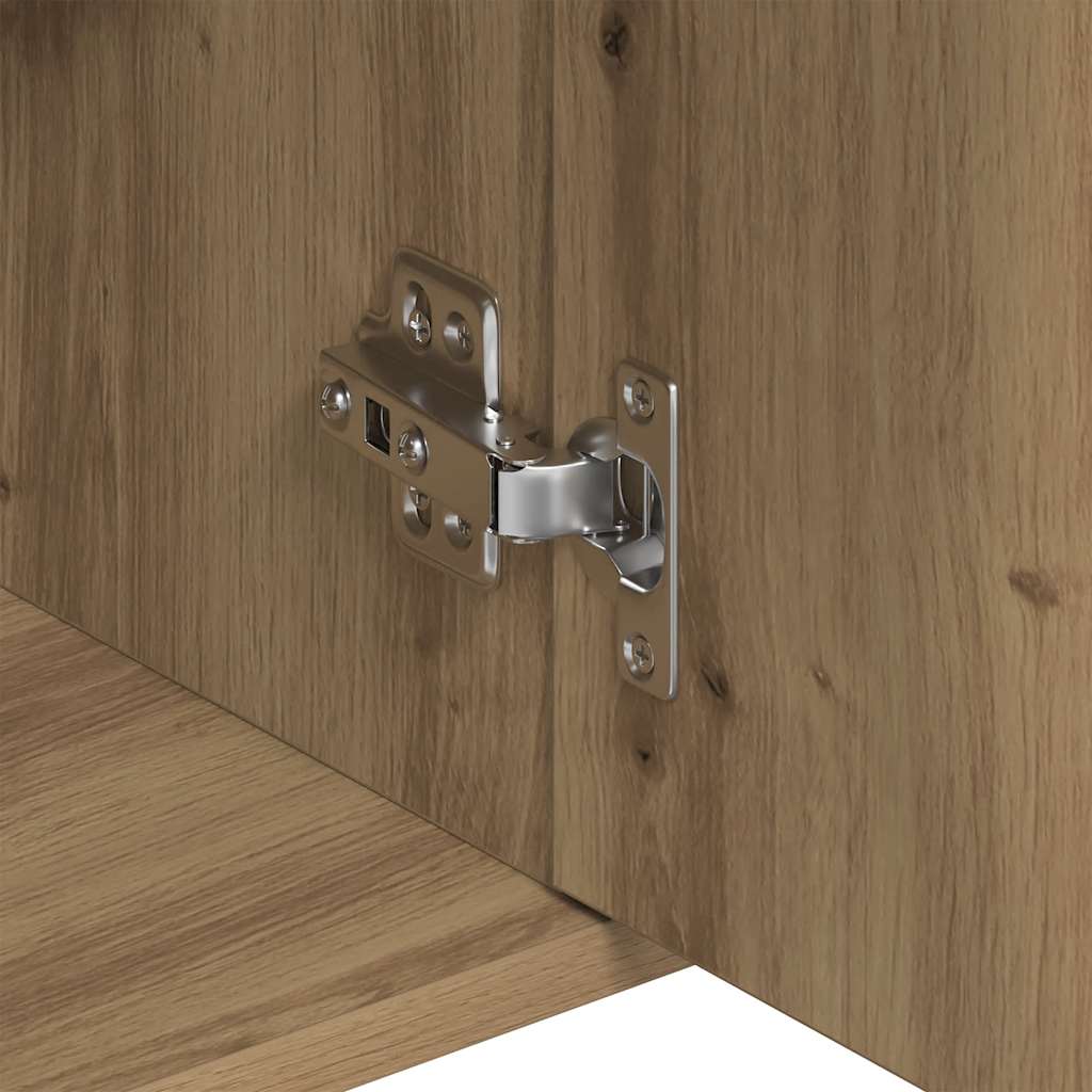 skænk 88x30x70 cm konstrueret træ kunsteg