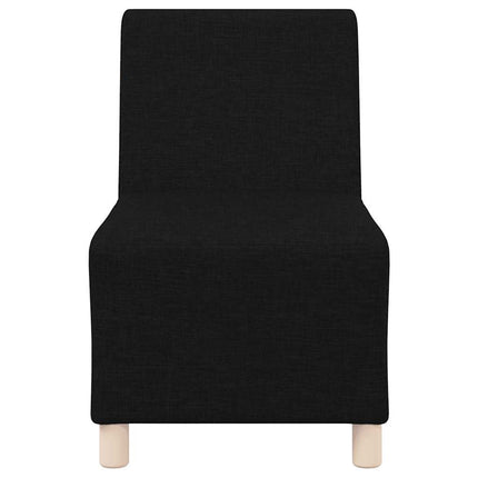 modulær sofa uden armlæn sort 55 cm stof