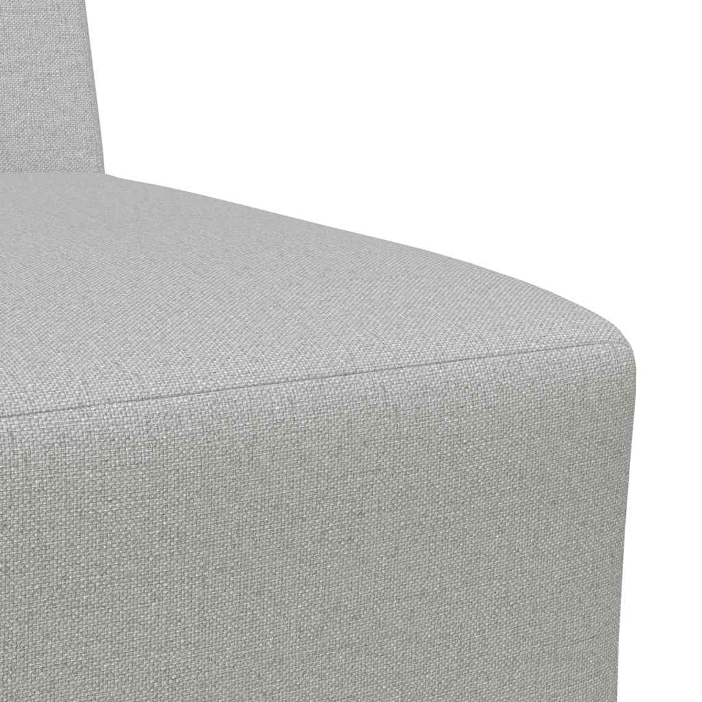 modulær sofa uden armlæn skygrå 55 cm stof