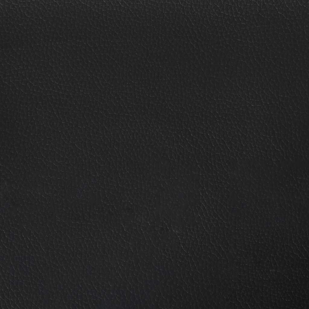 | Modulsofa enhed uden arme | Sort 55 x 74 x 82 cm Kunstlæder