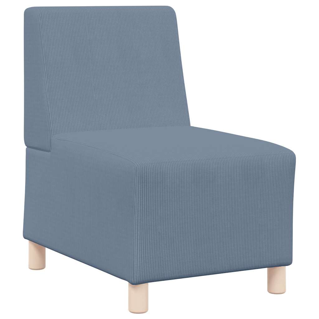 | Modulsofa enhed uden arme | Blå 55 x 74 x 82 cm Corduroy stof