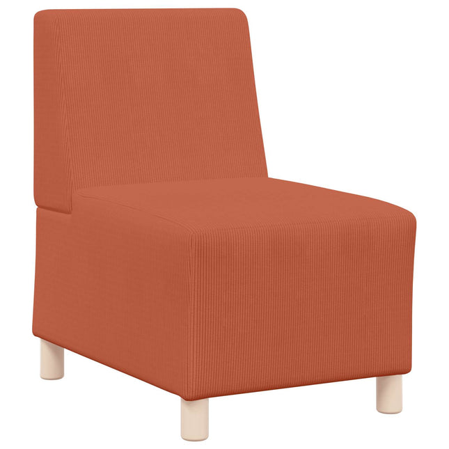 Modulsofa enhed uden arme Orange 55 x 74 x 82 cm Velourstof