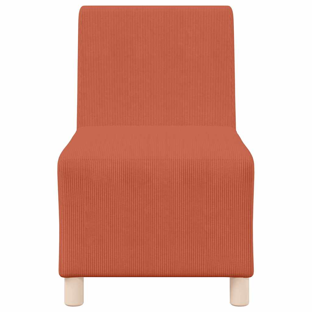 | Modulsofa enhed uden arme | Orange 55 x 74 x 82 cm Corduroy stof