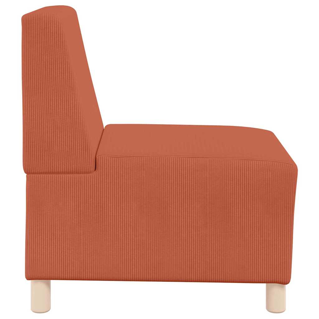 | Modulsofa enhed uden arme | Orange 55 x 74 x 82 cm Corduroy stof