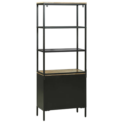 Highboard med skuffe Brun 70 x 35 x 180 cm Massivt mangotræ