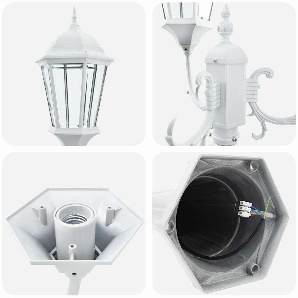 Have Lys Hvid 235 cm Aluminium