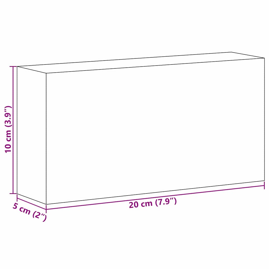 Saltsten 10 pcs Lyserød 20 x 5 x 10 cm Stensalt