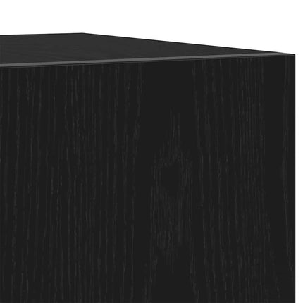 TV-skab 160 x 35 x 40 cm Sort Konstrueret træ