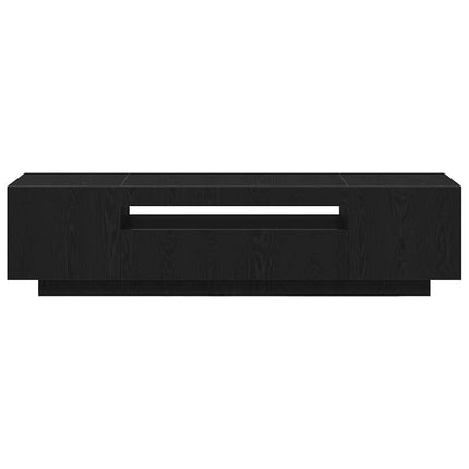 TV-skab 160 x 35 x 40 cm Sort Konstrueret træ