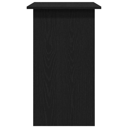 skrivebord 80 x 45 x 74 cm konstrueret træ sort egetræsfarve
