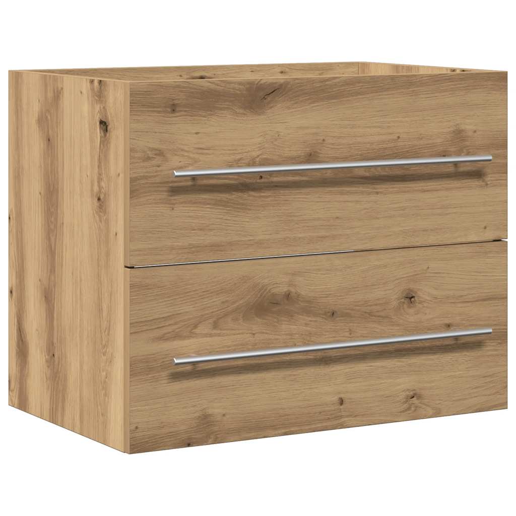 badeværelsesvaskeskab 60x38,5x48 cm konstrueret træ kunsteg