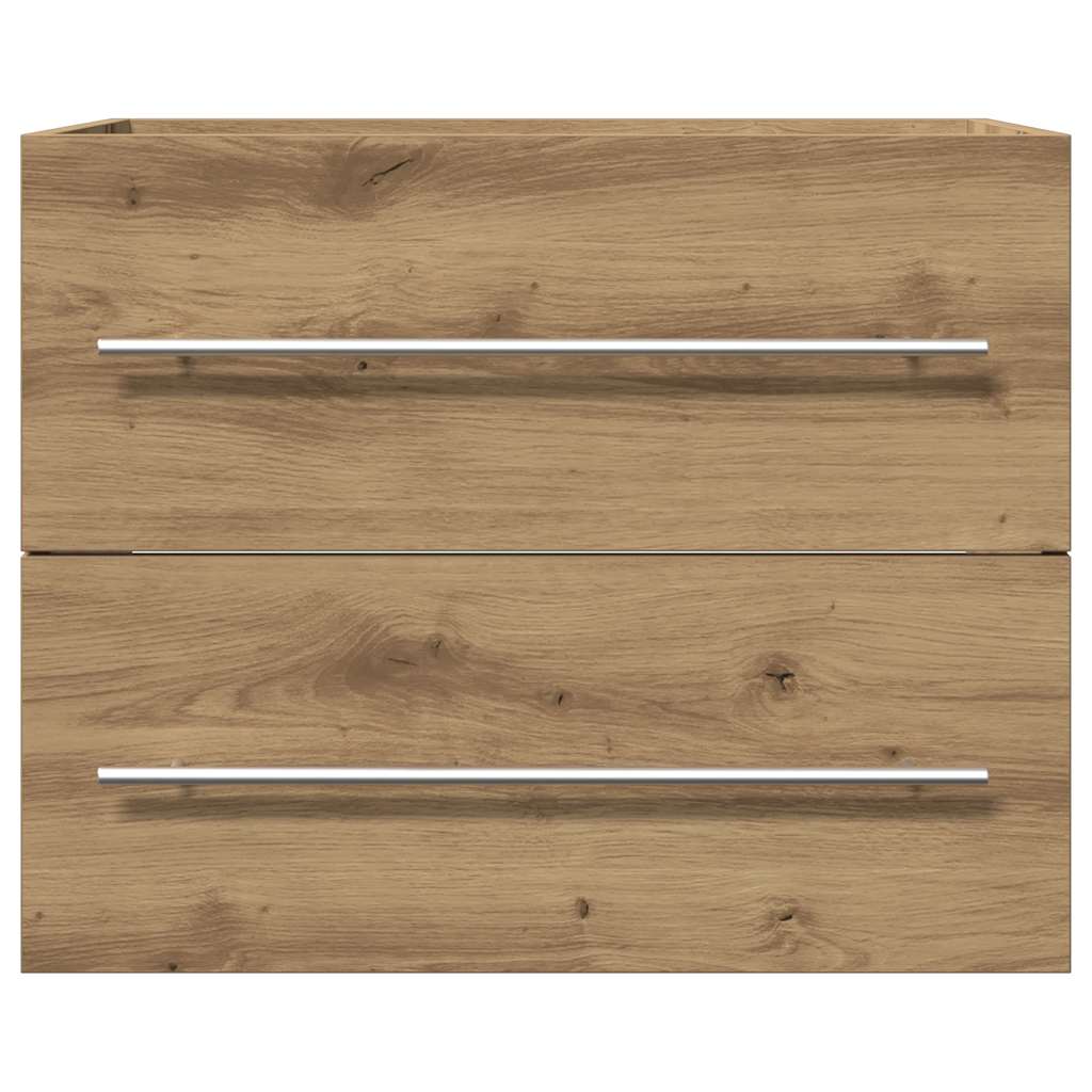 badeværelsesvaskeskab 60x38,5x48 cm konstrueret træ kunsteg