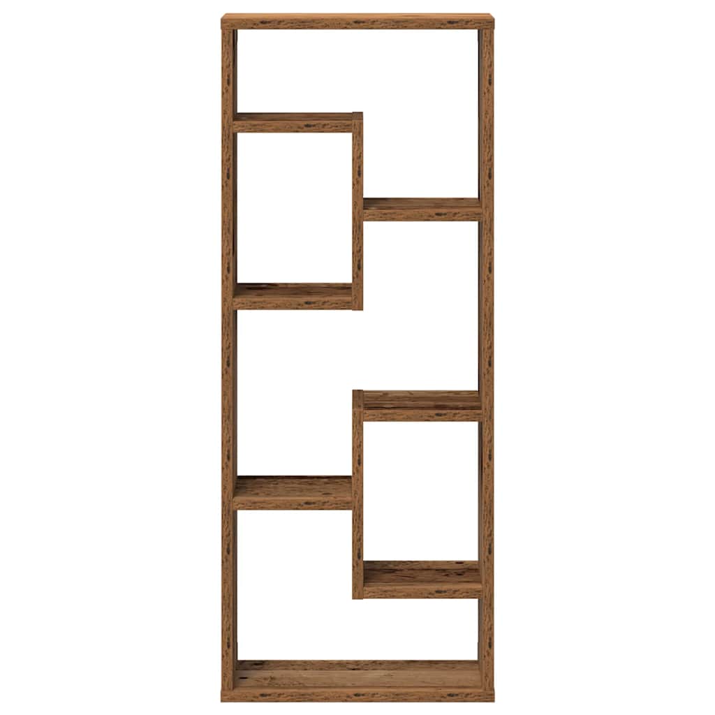 vægreol gammelt træ 36x16x90 cm konstrueret træ