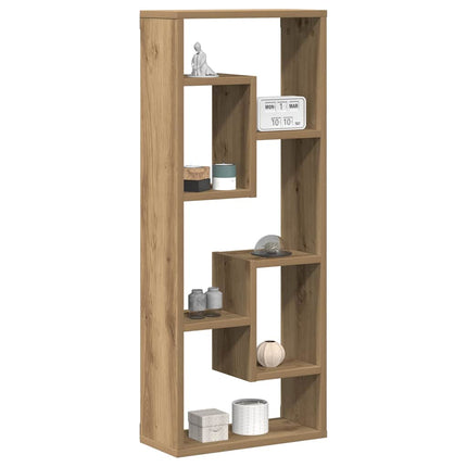vægreol håndlavet eg 36x16x90 cm konstrueret træ